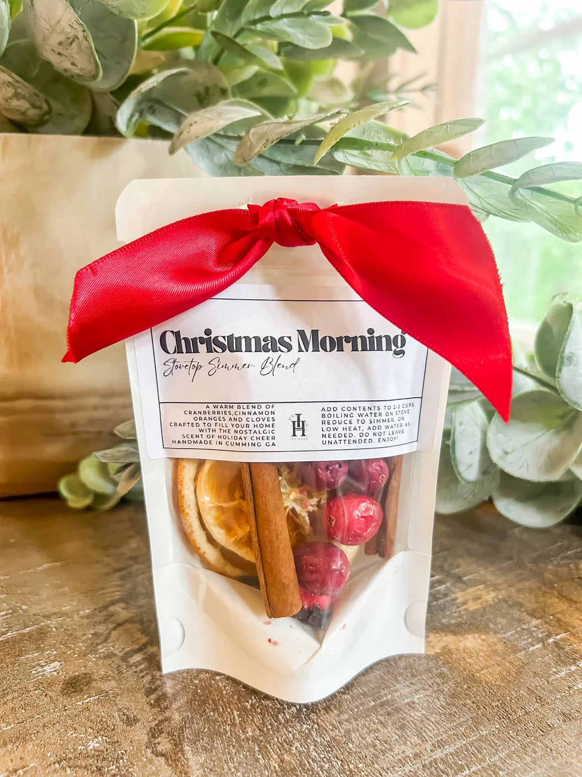 IVY HAUS  Christmas Morning Holiday Stovetop Simmer Blend Potpourri-Small