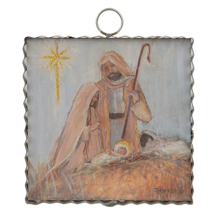 The Round Top Collection Mini Natural Nativity Print