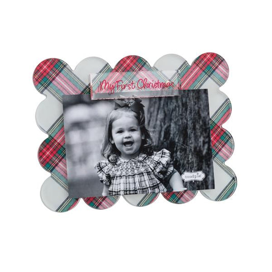 MUD PIE MY FIRST CHRISTMAS ACRYLIC FRAME