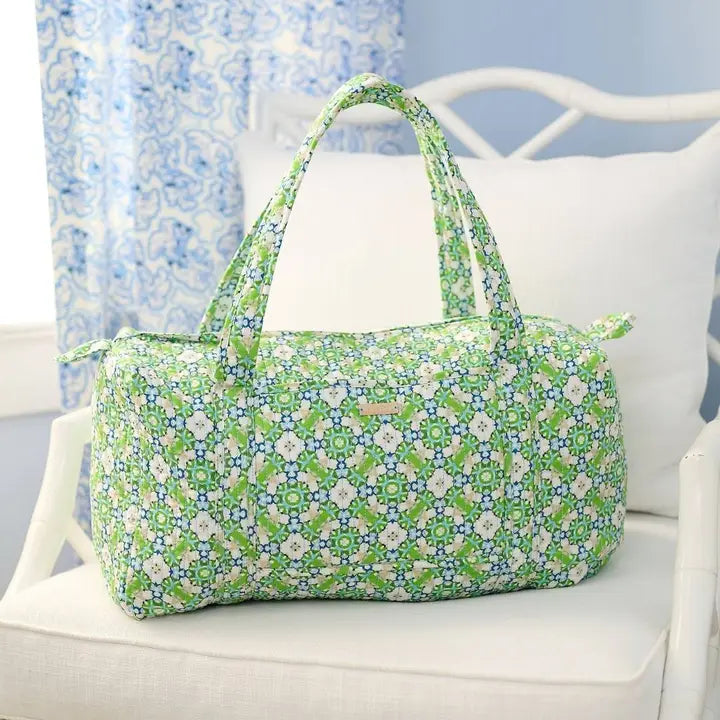 Laura Park Designs Serendipity Quilted Signature Duffle Bag