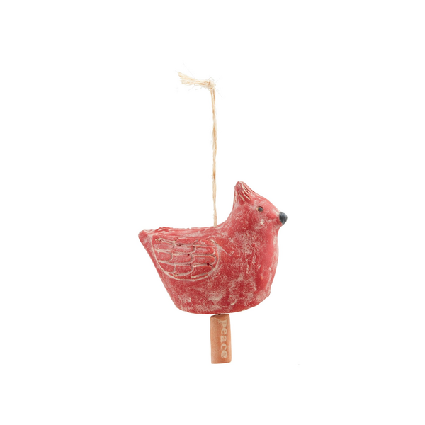 MUD PIE CARDINAL WIND CHIME