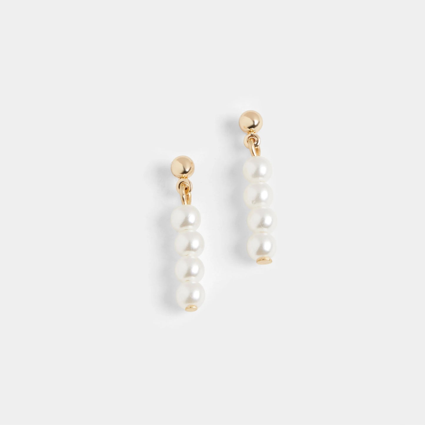 COCO + CARMEN Pearl Drop Stud - Gold