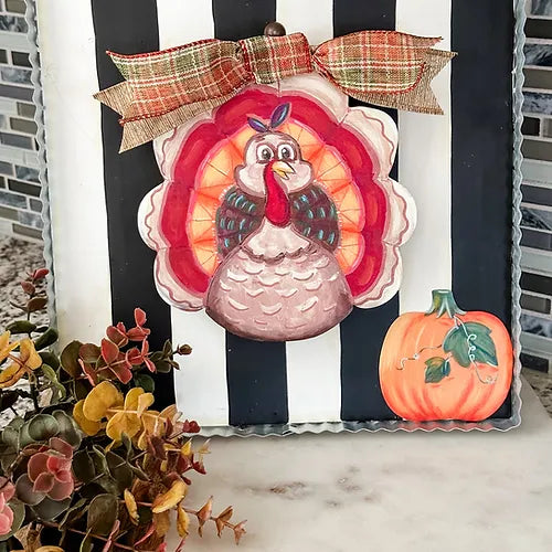 The Round Top Collection Mini Artful Turkey Charm