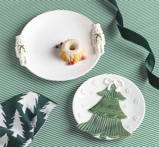 MUD PIE WHITE CHRISTMAS PLATTER