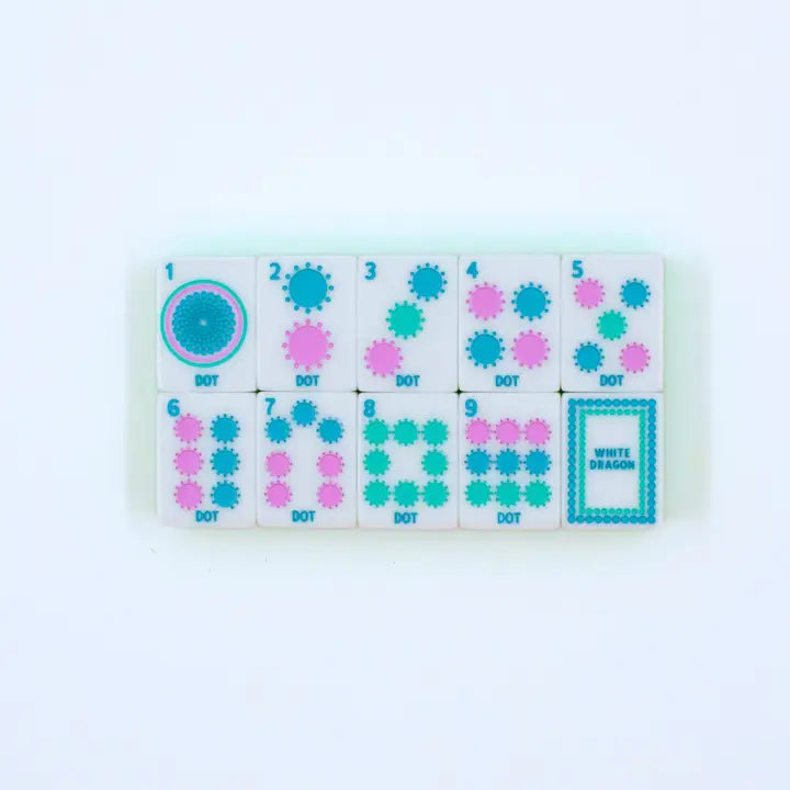 My Fair Mahjong Crystal Confetti Lemon-Lime | Mahjong with A Sprinkle of Color and Joy