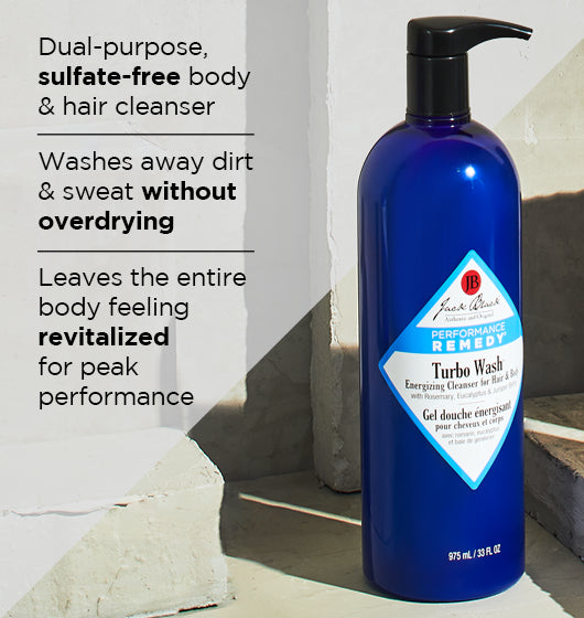 Jack Black Turbo Wash® Energizing Cleanser for Hair & Body