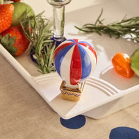 nora fleming red, white, and balloon