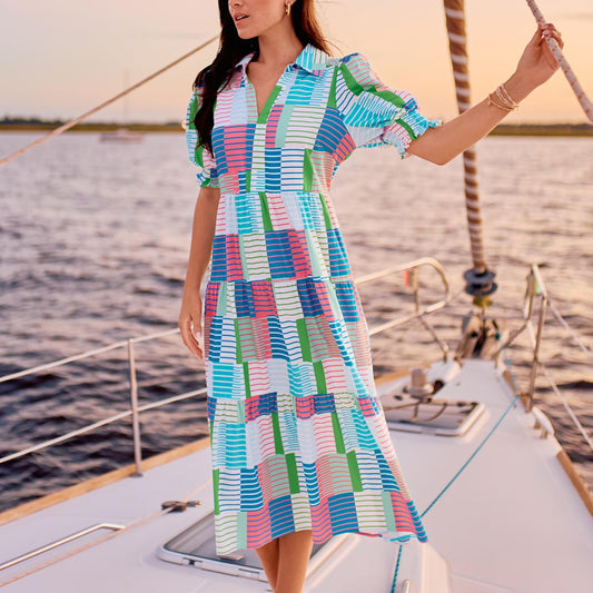 Mary Square  Dress Molly Yacht Club