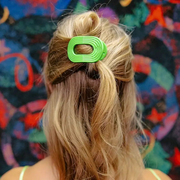 Teleties Flat Round Hair Clip | Tiny | Glow For It