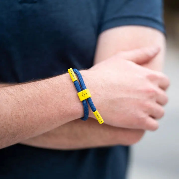 THE PRAYER I SHARE Faith Builds Fortitude Cord Bracelet | Christian Athletes