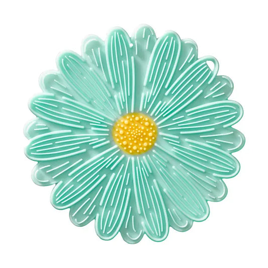 Charles Viancin Daisy Trivet (Aqua) 6"