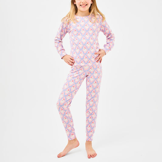 Mary Square  Set Kids Santa Baby Bows