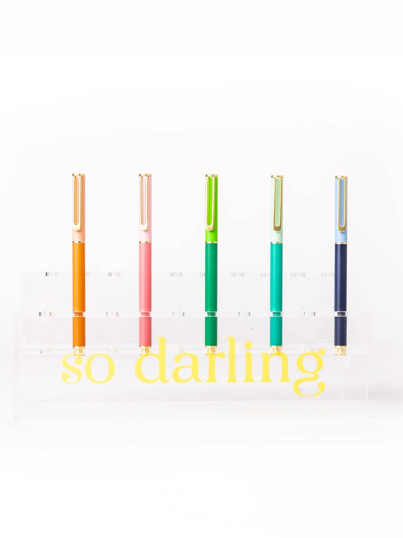 So Darling Snap Cap Pen | Colorblock Blue