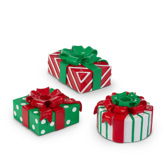 RAZ Imports 5" Present Candle Holder