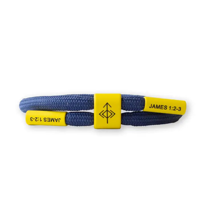 THE PRAYER I SHARE Faith Builds Fortitude Cord Bracelet | Christian Athletes