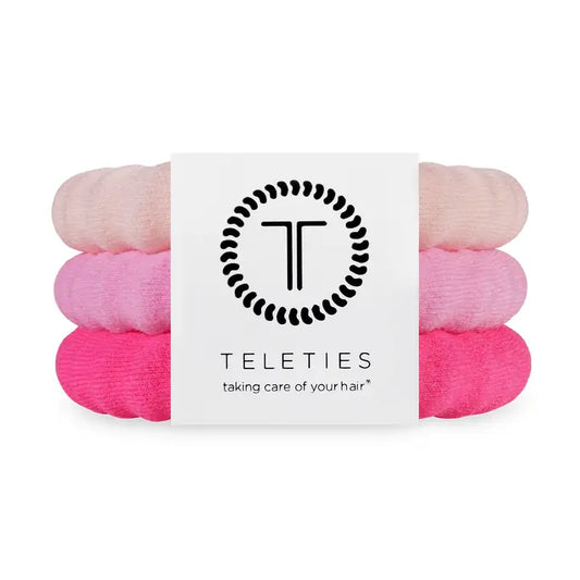 Teleties Nylon Hair Ties | Large | Kiss & Tell