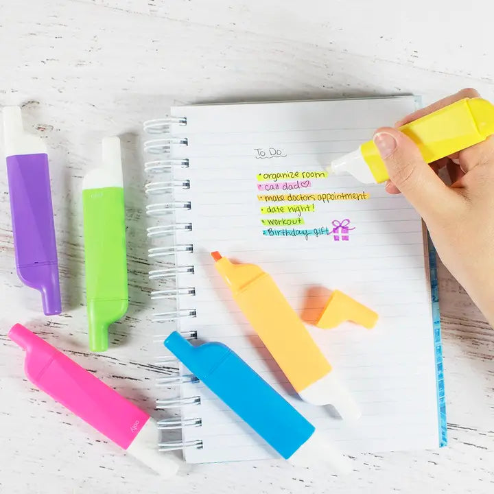 Ooly Do-Overs Erasable Highlighters - Set of 6