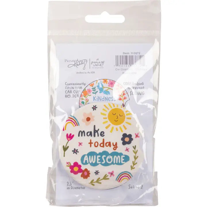 Primitives by Kathy Kindness Car Coasters