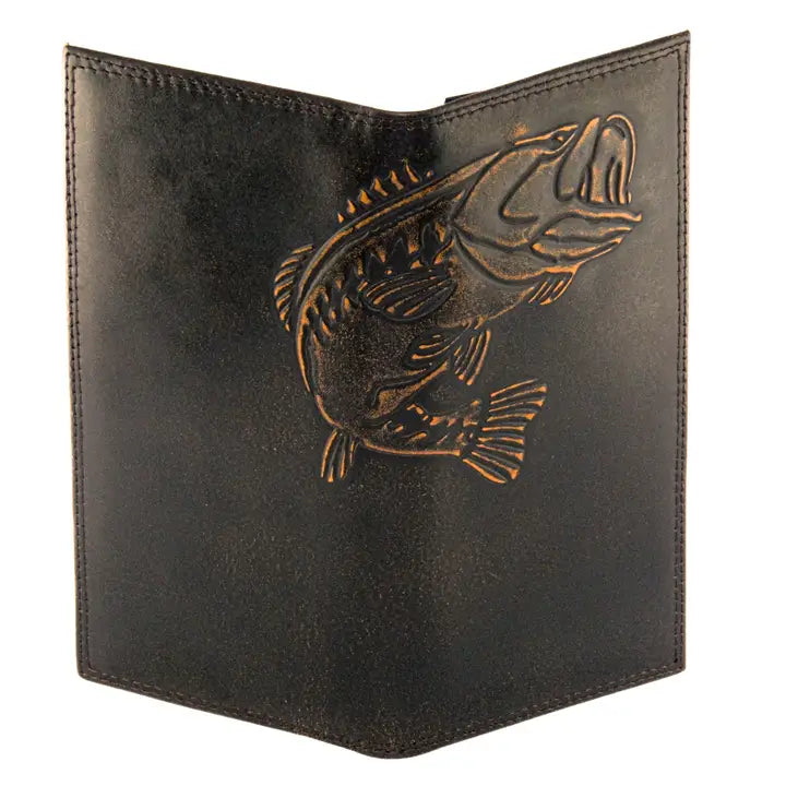 Zep-Pro Bass Burnished Leather Secretary Wallet