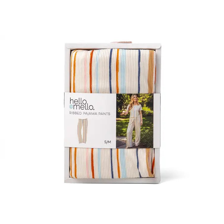Hello Mello Snooze Fest Ribbed Pants