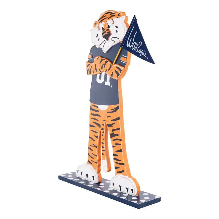 Glory Haus Aubie Wooden Mascot