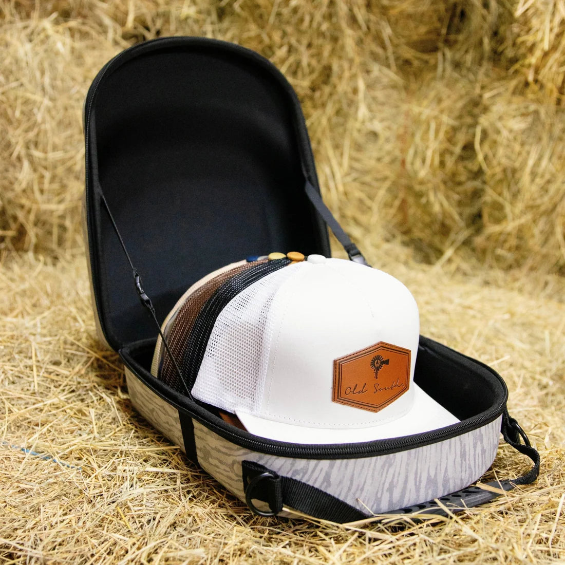 Old South 6 Hat Travel Case - Arctic Camo