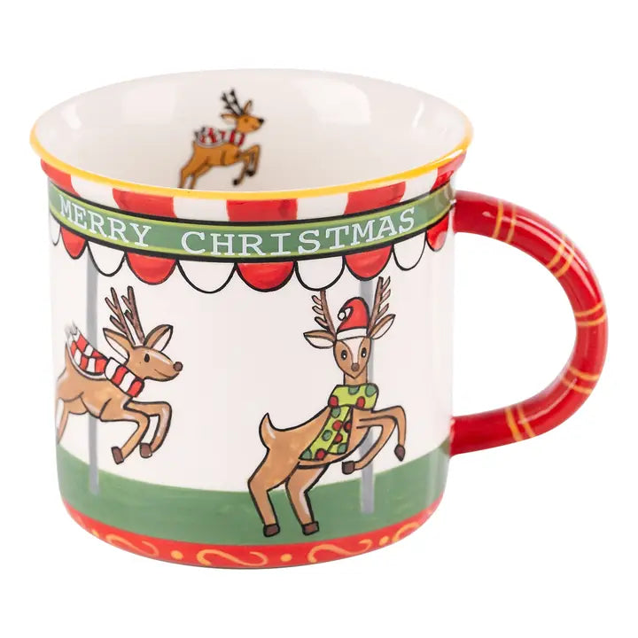 Glory Haus Reindeer Carousel Mug