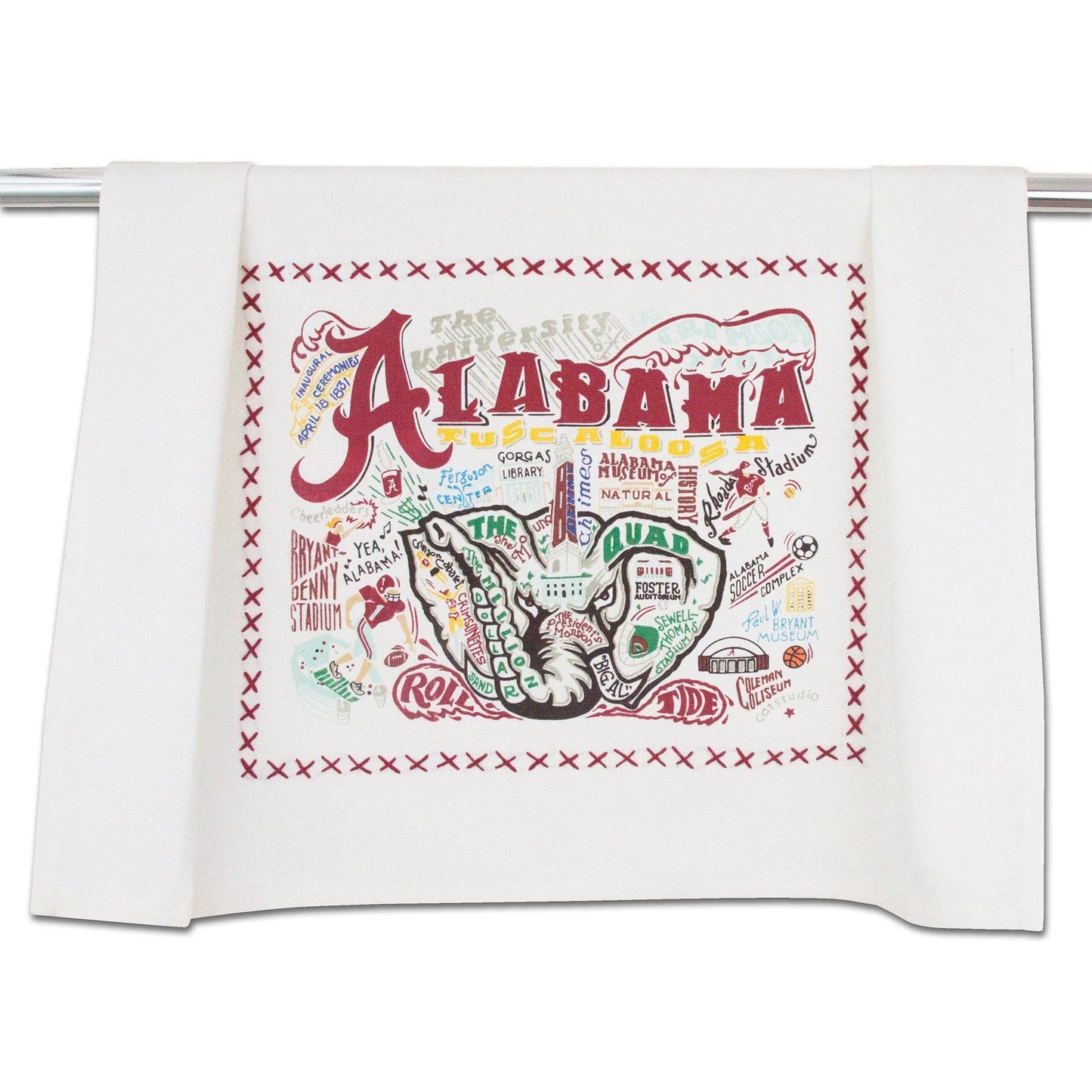 catstudio Alabama, University of Collegiate Dish Towel