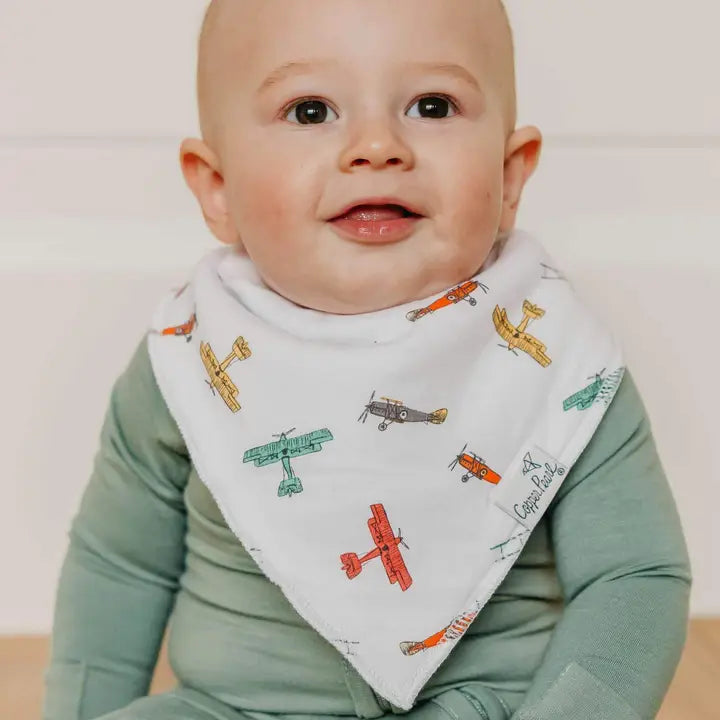 Copper Pearl Baby Bandana Bibs - Ace