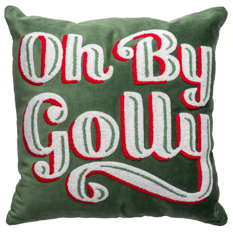KARMA VELVET SQUARE PILLOW OH BY GOLLY