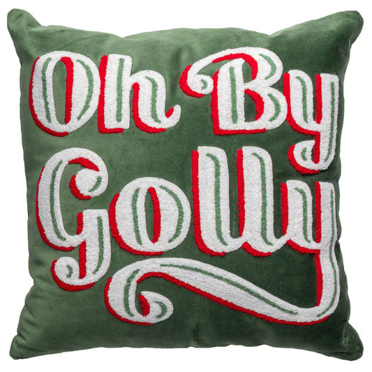 KARMA VELVET SQUARE PILLOW OH BY GOLLY