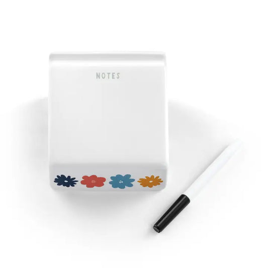 Demdaco Bright Floral Write On! Ceramic Notepad