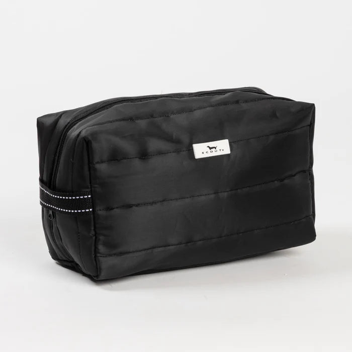 SCOUT DOPP TILL YOU DROP TOILETRY BAG-BLACK PUFFER