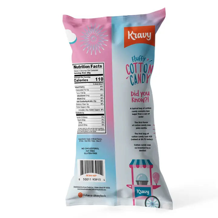 Kravy Fluffy Cotton Candy 1.6oz