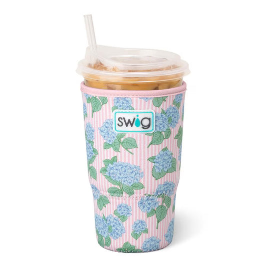 Swig Life Hydrangeas Iced Cup Coolie (Large)