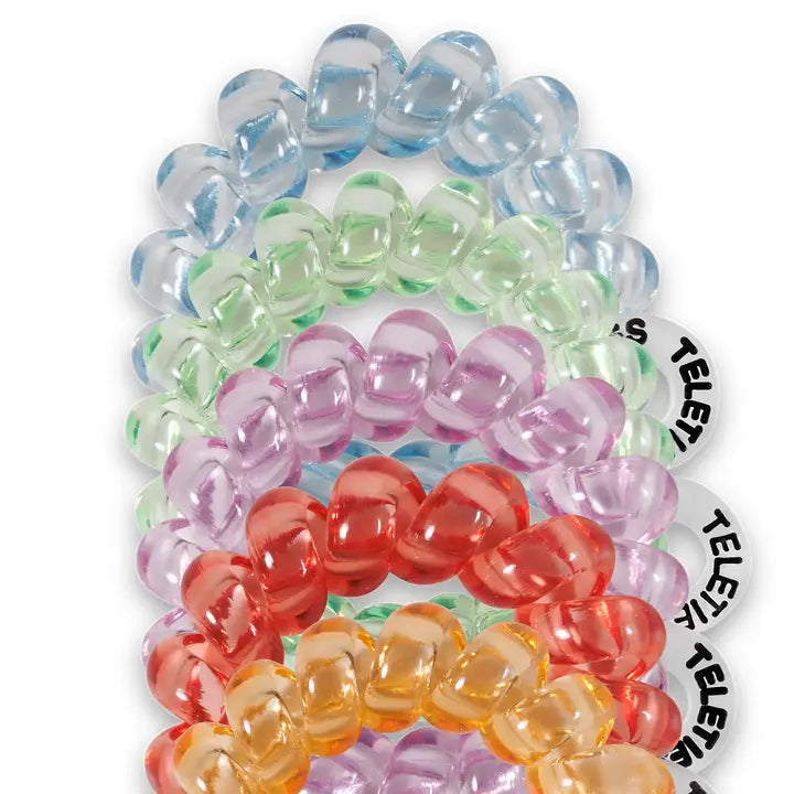 Teleties Spiral Hair Coil | Tiny | Technicolor Dreams