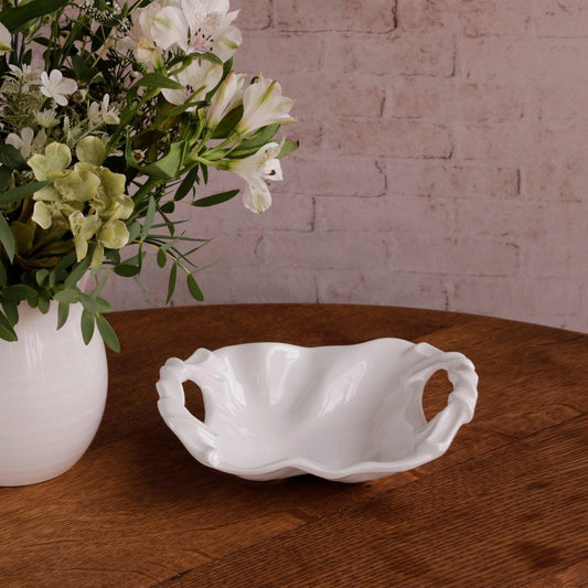 Beatriz Ball Vida Sasha Small Bowl with Handles White