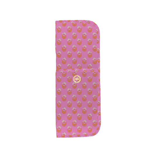 Mary Square  Hot Tools Cover Pink Floral Block