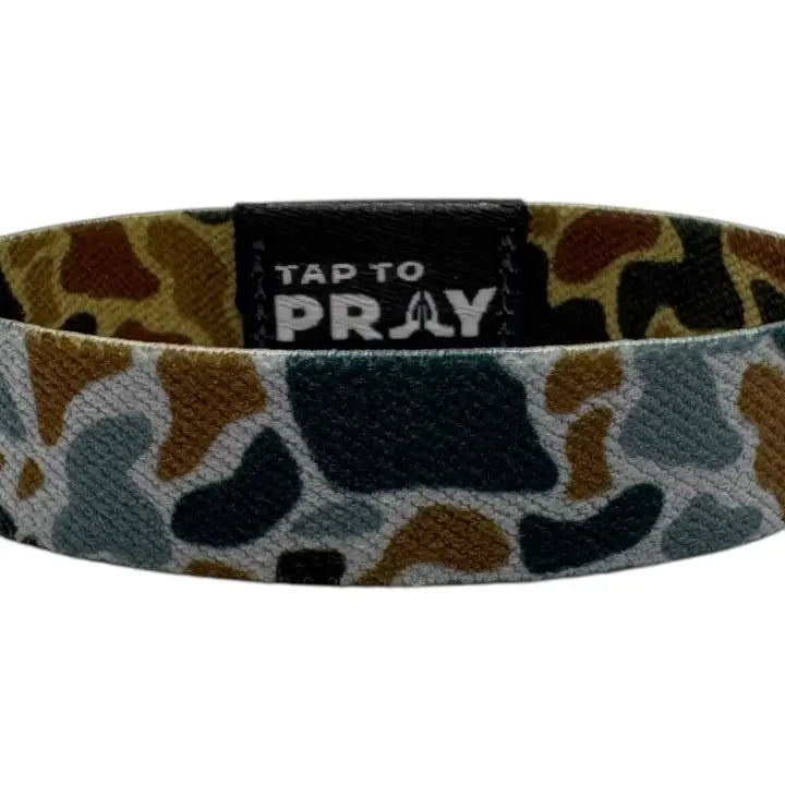 Versible Tap To Pray™ Wristbands - River Rock Camo Sahara and Copper