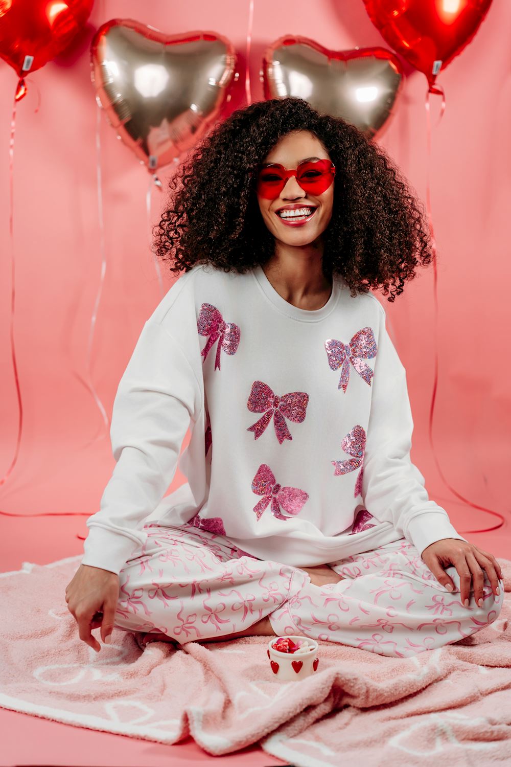 MUD PIE VALENTINE'S PAJAMA PANTS