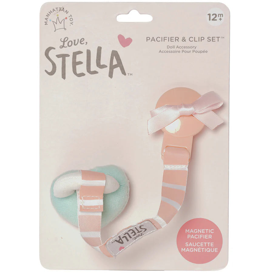 Manhattan Toy Love, Stella Pacifier & Clip Set