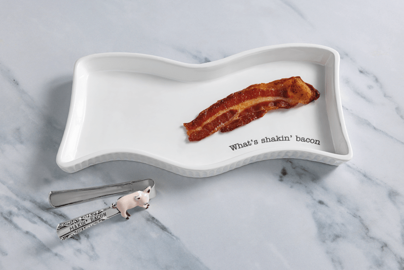 MUD PIE BACON TRAY SET