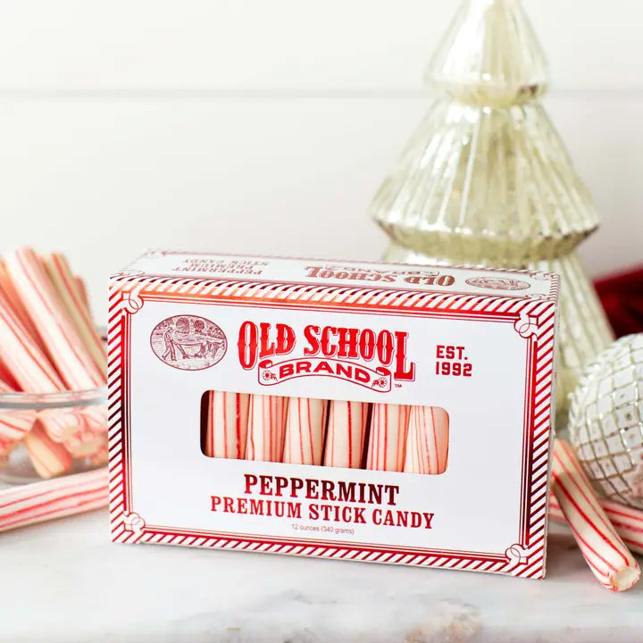Old School Brand Peppermint Stick Candy