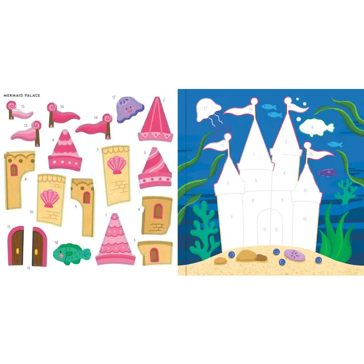 My First Color-By-Sticker Book -- Mermaids & More