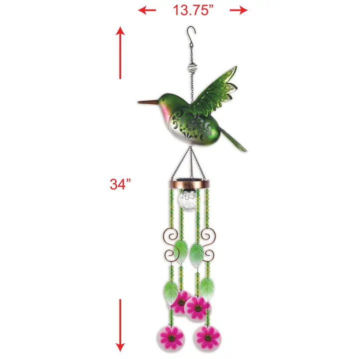 Sunset Vista Designs Hummingbird Solar Hanging Buddy