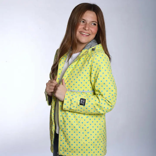 Yellow/Blue Lulu Mac Raincoat