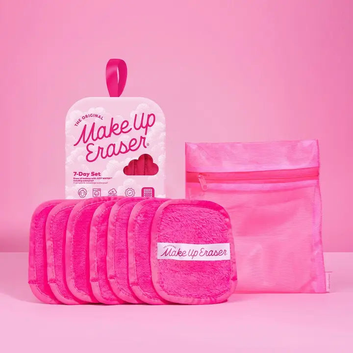 The Original MakeUp Eraser Pink 7-Day Set | Eco-Friendly Makeup Eraser