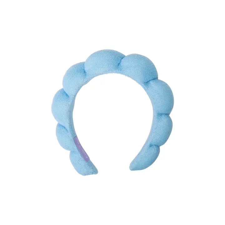 Cait + Co Plush Spa Headband - Sapphire | Gem Collection