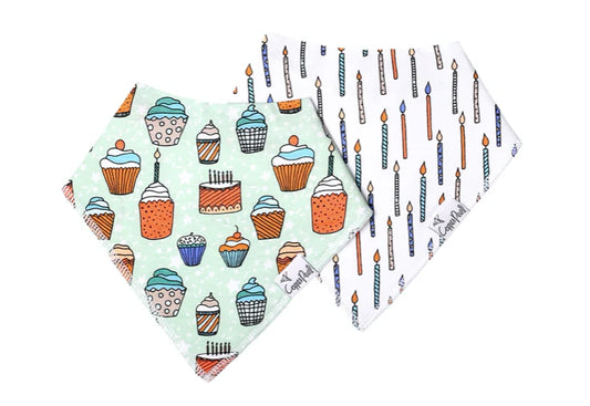 Copper Pearl Bandana Bib - Confetti