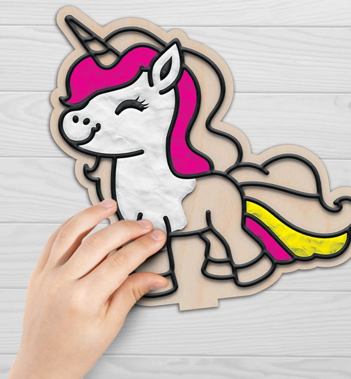Splat Planet Unicorn Clay Colouring Kit